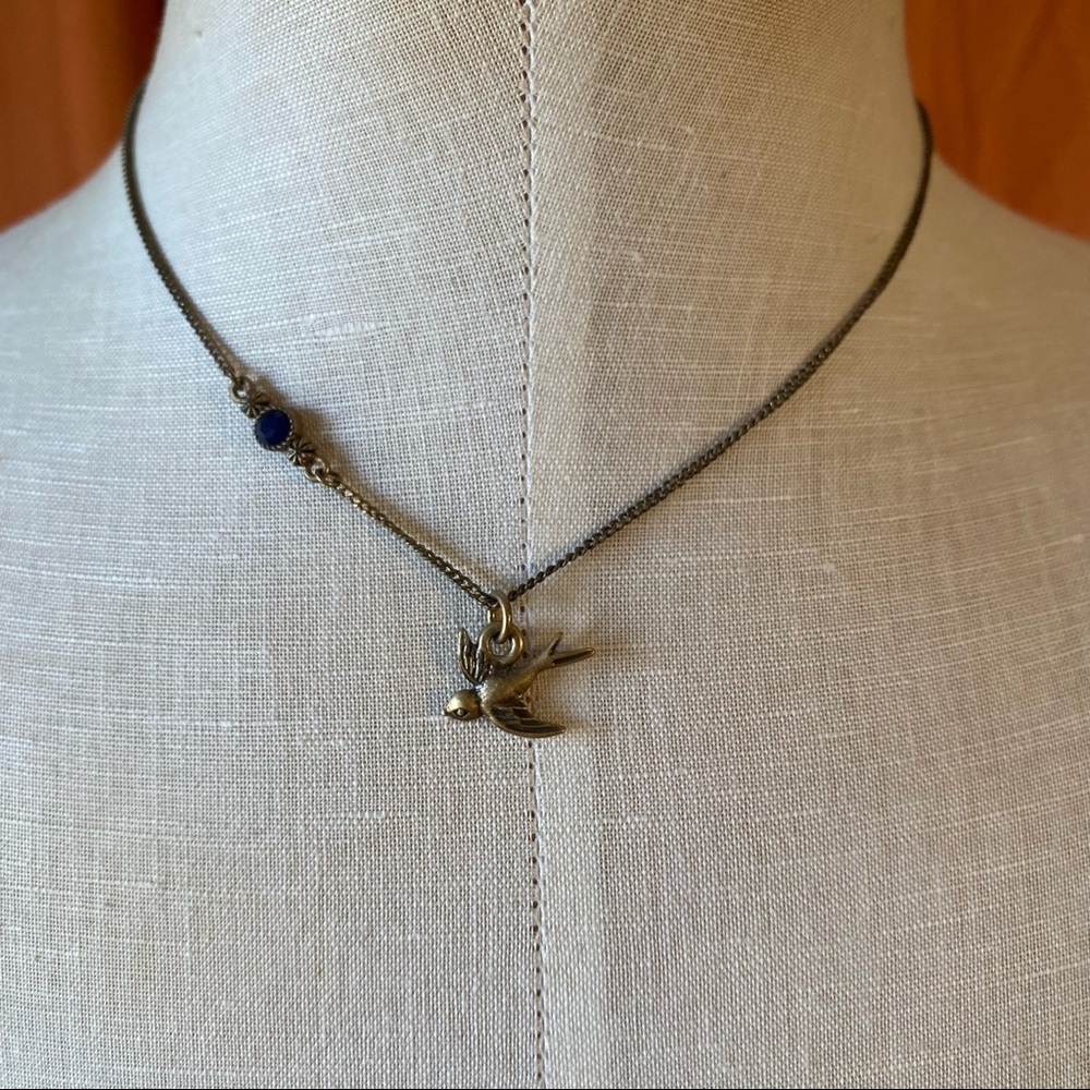 Lucky Brand Bird Charm Necklace